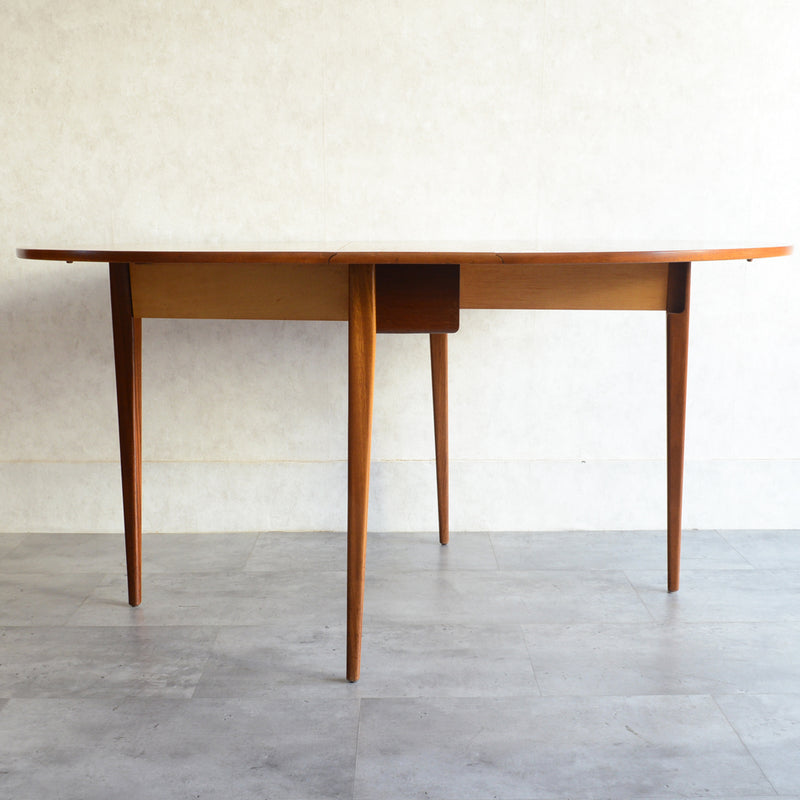 60S ゲートレッグ エクステンション ダイニングテーブル 14 (オーバル）