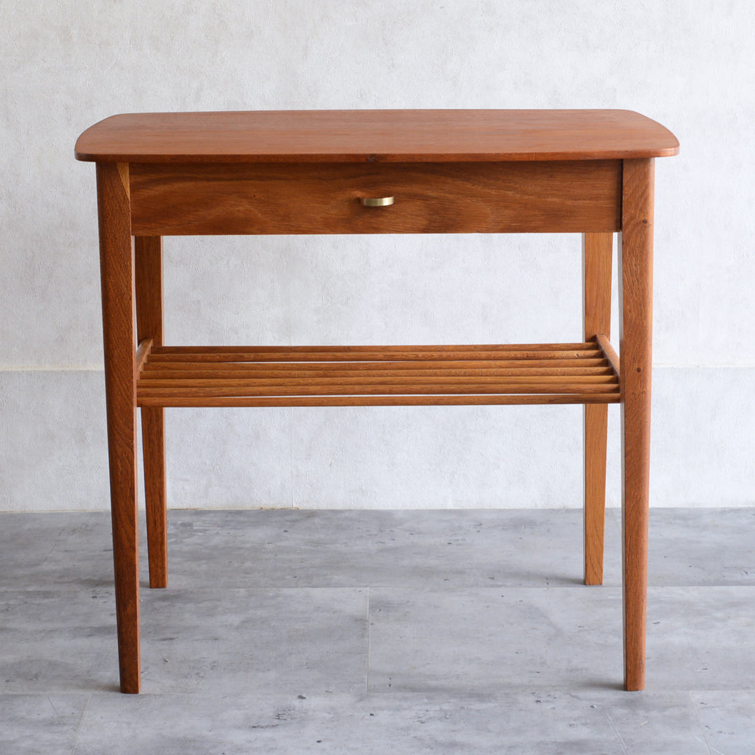 デンマーク ヴィンテージ　1段チェスト/サイドテーブル3-1(ウッドオイル仕上）