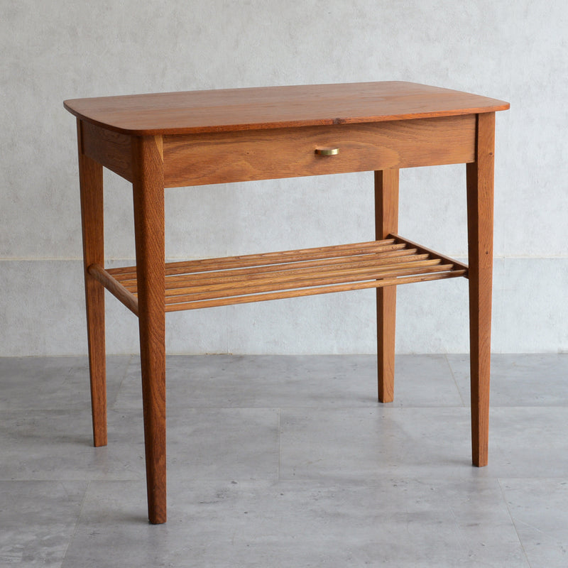 デンマーク ヴィンテージ　1段チェスト/サイドテーブル3-1(ウッドオイル仕上）