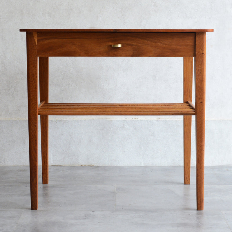 デンマーク ヴィンテージ　1段チェスト/サイドテーブル3-1(ウッドオイル仕上）