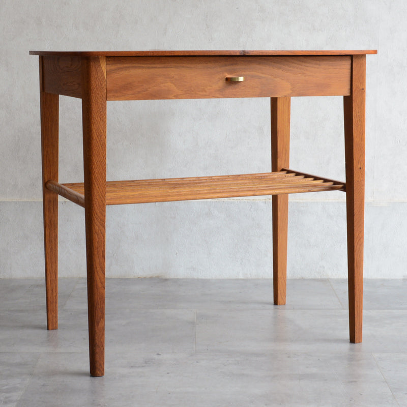 デンマーク ヴィンテージ　1段チェスト/サイドテーブル3-1(ウッドオイル仕上）