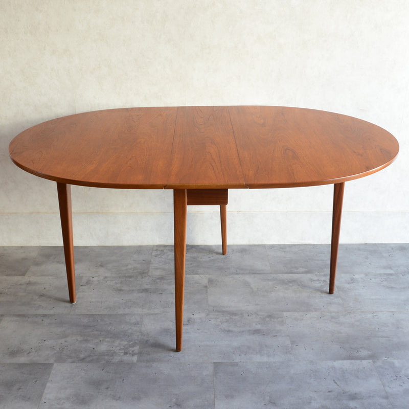 60S ゲートレッグ エクステンション ダイニングテーブル 14 (オーバル）