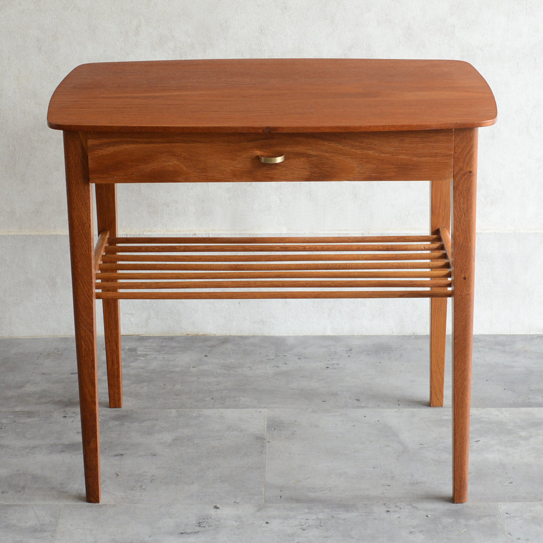 デンマーク ヴィンテージ　1段チェスト/サイドテーブル3-1(ウッドオイル仕上）