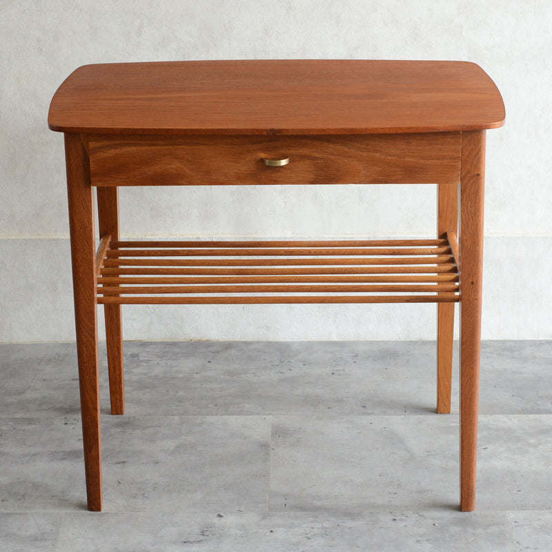 デンマーク ヴィンテージ　1段チェスト/サイドテーブル3-1(ウッドオイル仕上）