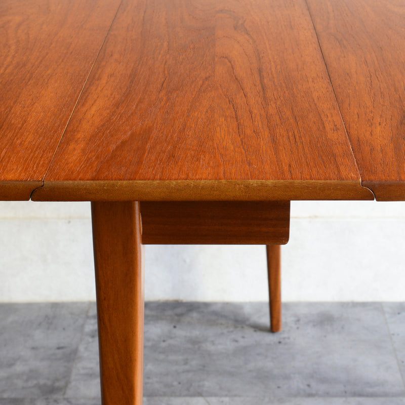 60S ゲートレッグ エクステンション ダイニングテーブル 14 (オーバル）