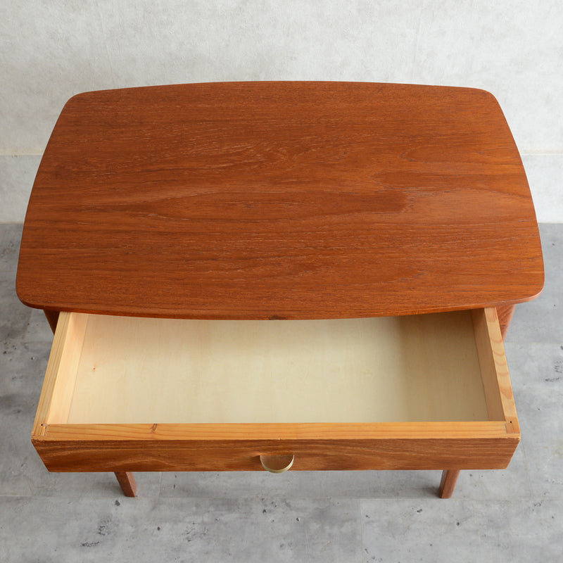 デンマーク ヴィンテージ　1段チェスト/サイドテーブル3-1(ウッドオイル仕上）