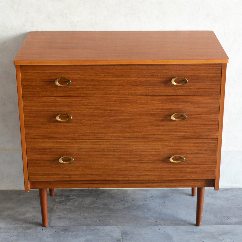 60s イギリス ヴィンテージチェスト10 (3段）