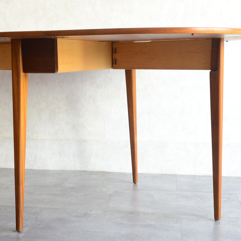 60S ゲートレッグ エクステンション ダイニングテーブル 14 (オーバル）