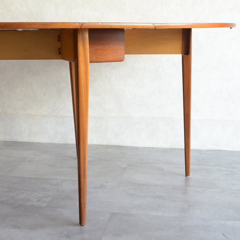 60S ゲートレッグ エクステンション ダイニングテーブル 14 (オーバル）