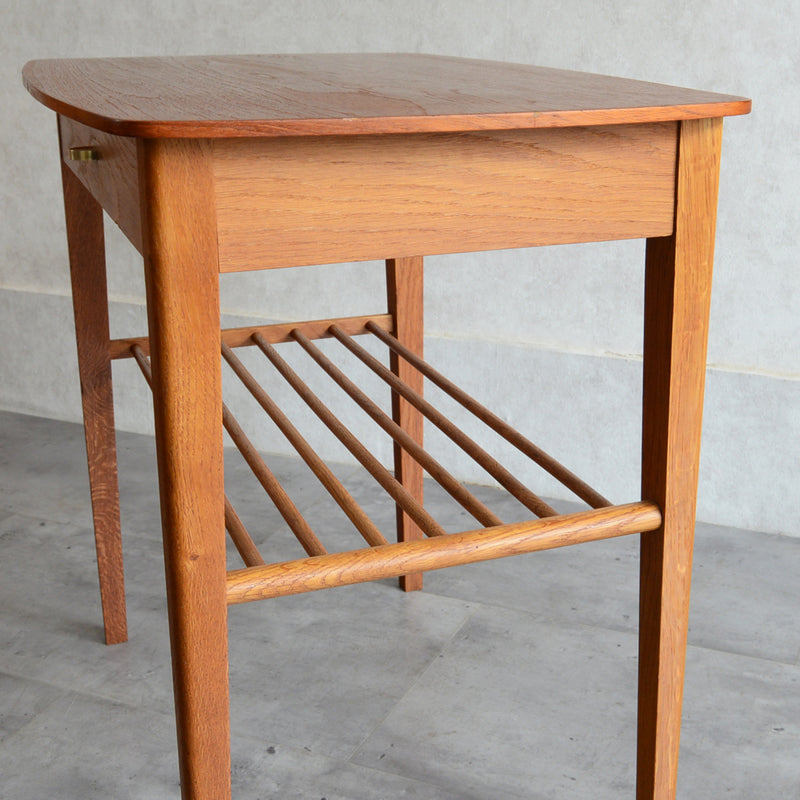 デンマーク ヴィンテージ　1段チェスト/サイドテーブル3-1(ウッドオイル仕上）