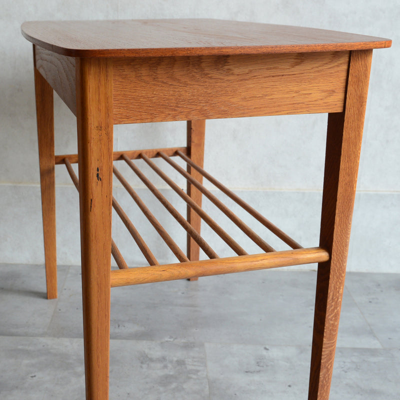 デンマーク ヴィンテージ　1段チェスト/サイドテーブル3-1(ウッドオイル仕上）