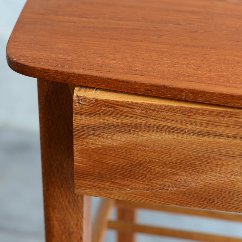 デンマーク ヴィンテージ　1段チェスト/サイドテーブル3-1(ウッドオイル仕上）