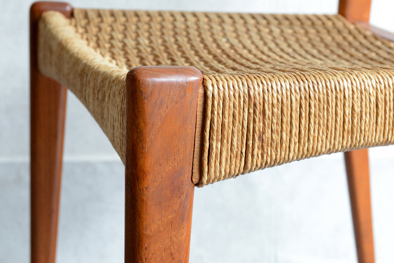 デンマークヴィンテージ　ペーパーコードチェア　