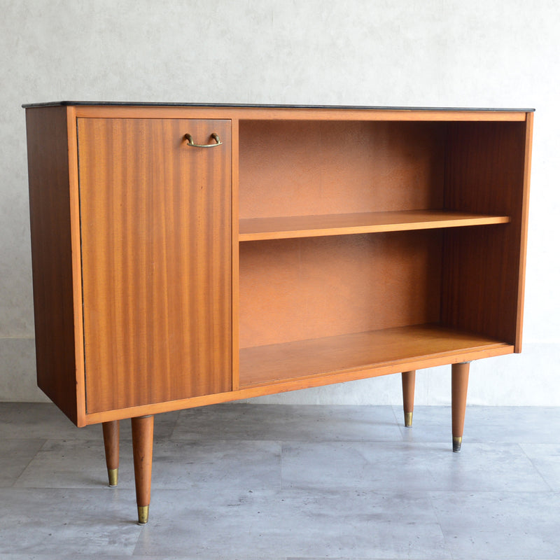 VANSON(バンソン)ガラスキャビネット20(木扉付)