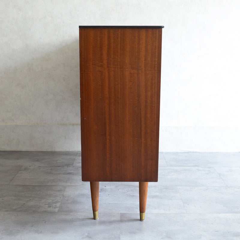 VANSON(バンソン)ガラスキャビネット20(木扉付)