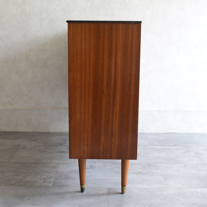 VANSON(バンソン)ガラスキャビネット20(木扉付)