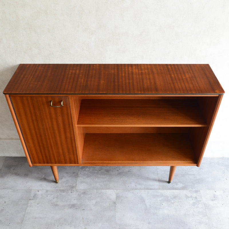 VANSON(バンソン)ガラスキャビネット20(木扉付)