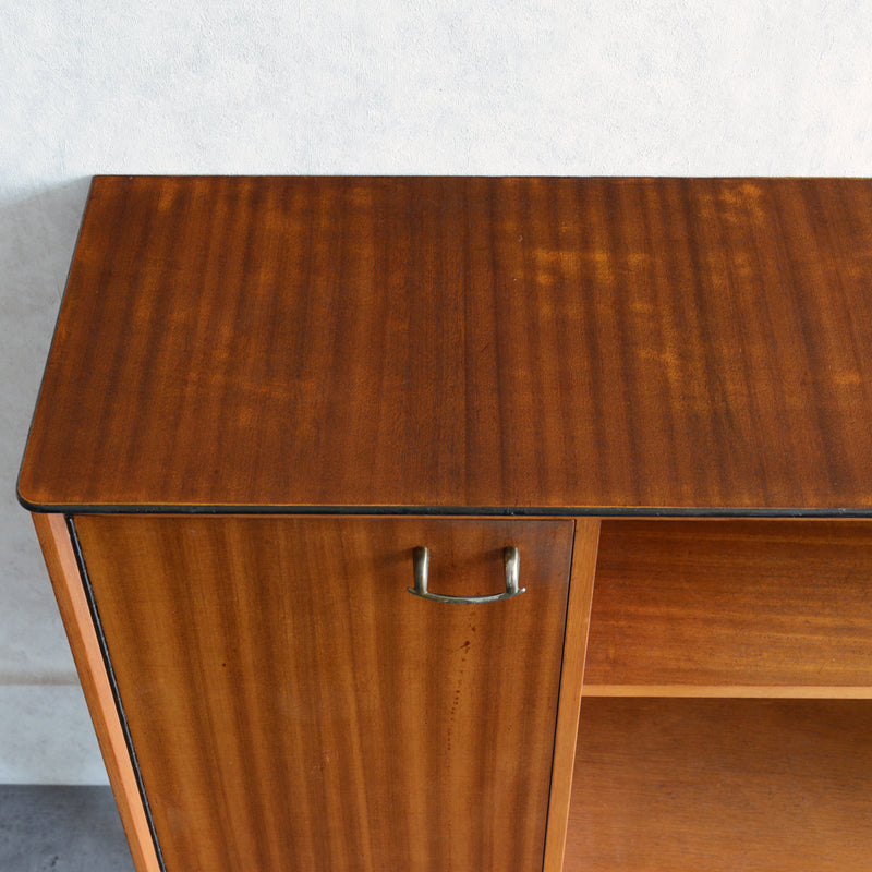 VANSON(バンソン)ガラスキャビネット20(木扉付)