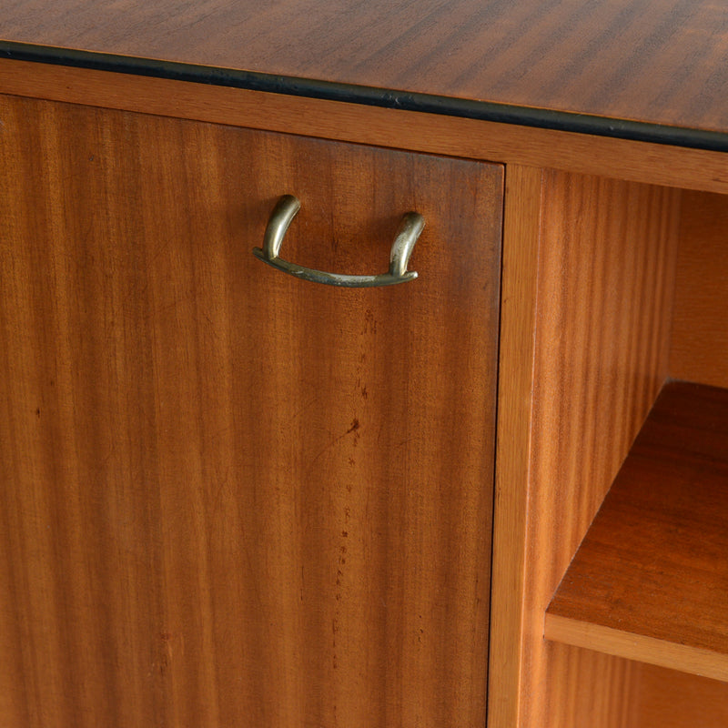 VANSON(バンソン)ガラスキャビネット20(木扉付)