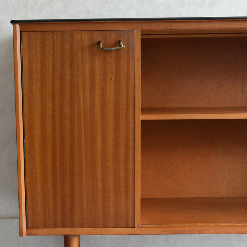 VANSON(バンソン)ガラスキャビネット20(木扉付)