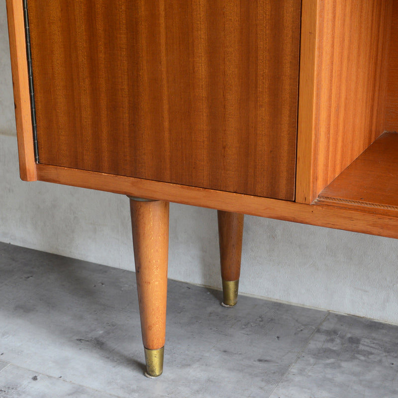 VANSON(バンソン)ガラスキャビネット20(木扉付)