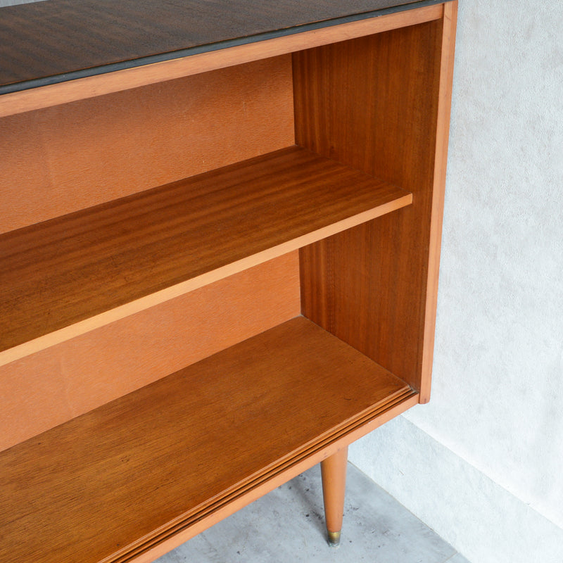 VANSON(バンソン)ガラスキャビネット20(木扉付)