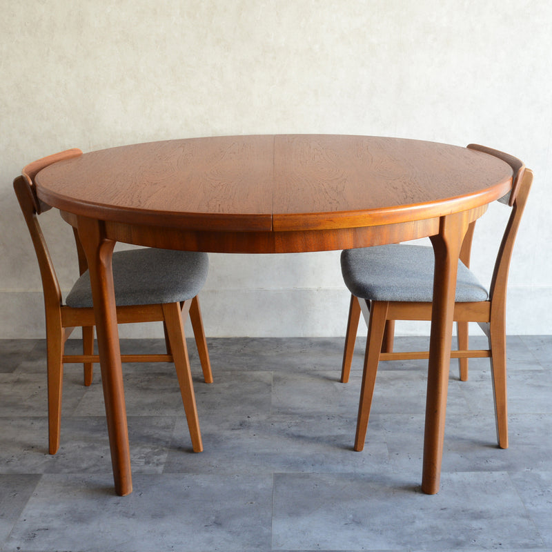 McINTOSH マッキントッシュ ラウンドエクステンション テーブル09（天板剥離再塗装済）