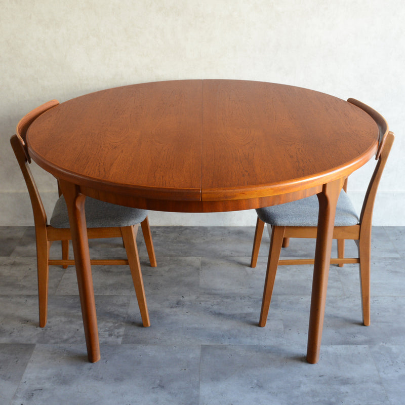 McINTOSH マッキントッシュ ラウンドエクステンション テーブル09（天板剥離再塗装済）