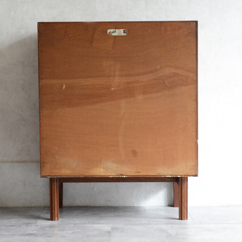 60s ヴィンテージ ガラスキャビネット 21（天板剝離再塗装）