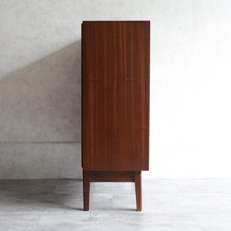 60s ヴィンテージ ガラスキャビネット 21（天板剝離再塗装）