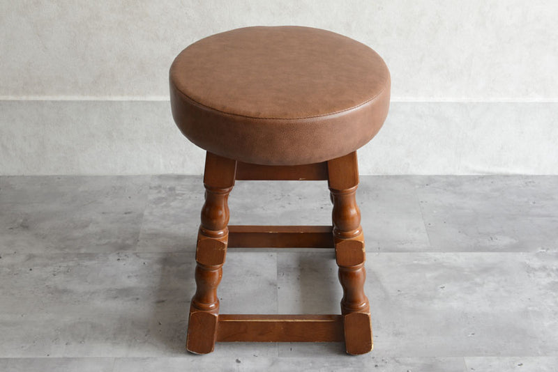 イギリス ヴィンテージ　パブ スツール02