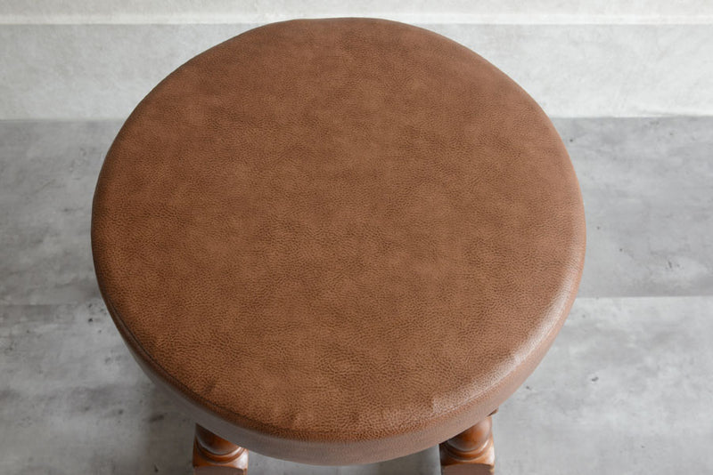 イギリス ヴィンテージ　パブ スツール02