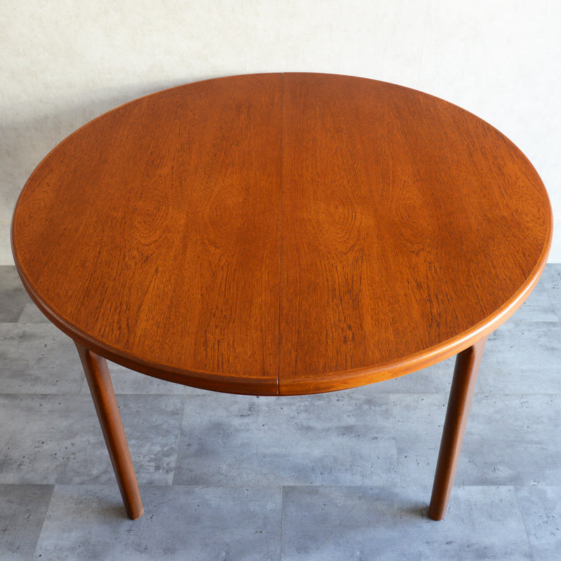 McINTOSH マッキントッシュ ラウンドエクステンション テーブル09（天板剥離再塗装済）