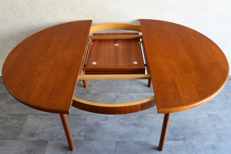 McINTOSH マッキントッシュ ラウンドエクステンション テーブル09（天板剥離再塗装済）