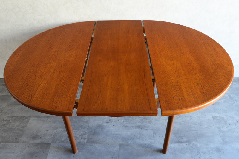 McINTOSH マッキントッシュ ラウンドエクステンション テーブル09（天板剥離再塗装済）