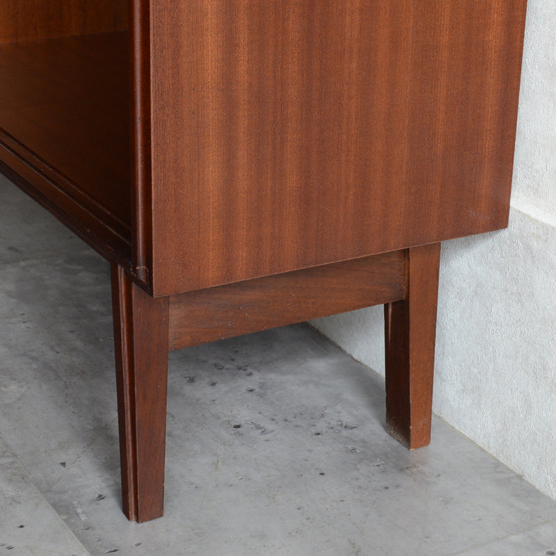 60s ヴィンテージ ガラスキャビネット 21（天板剝離再塗装）