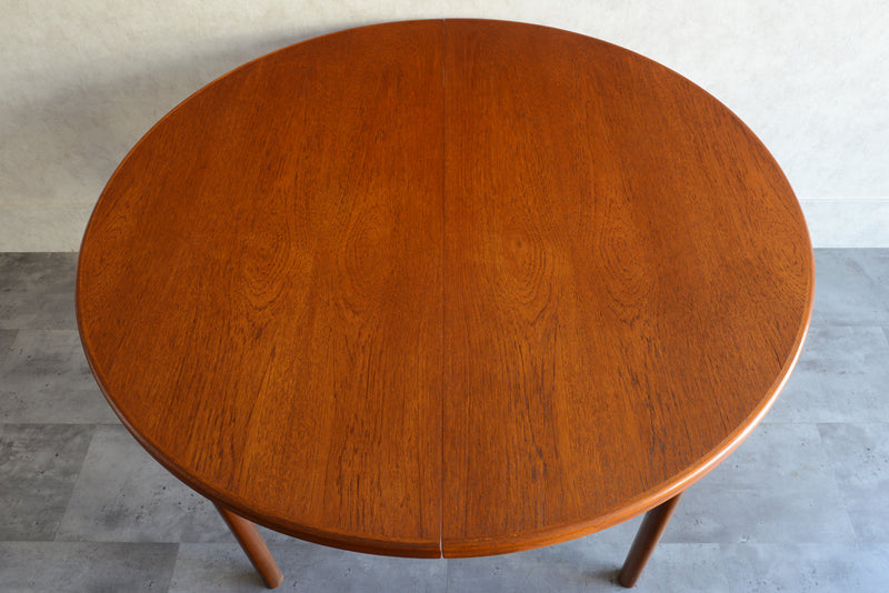 McINTOSH マッキントッシュ ラウンドエクステンション テーブル09（天板剥離再塗装済）