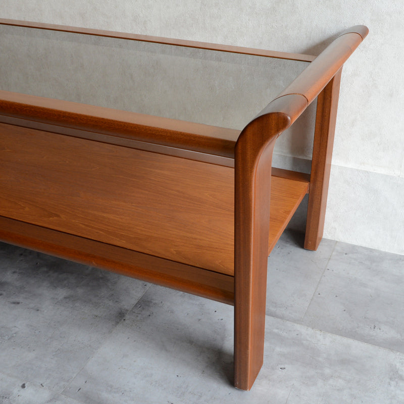 ミッドセンチュリー ガラストップローテーブル 10