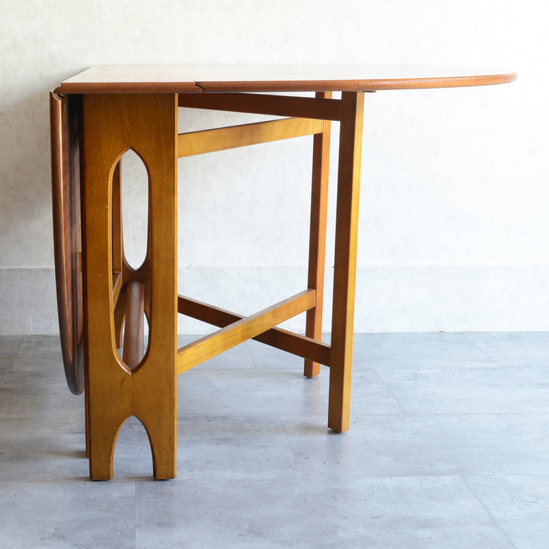 Jentique ジェンティーク　ゲートレッグテーブル 01(天板剥離再塗装済)