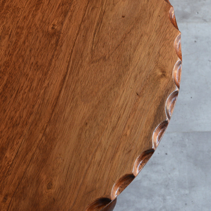 クラシック　マホガニー ラウンド ローテーブル 13