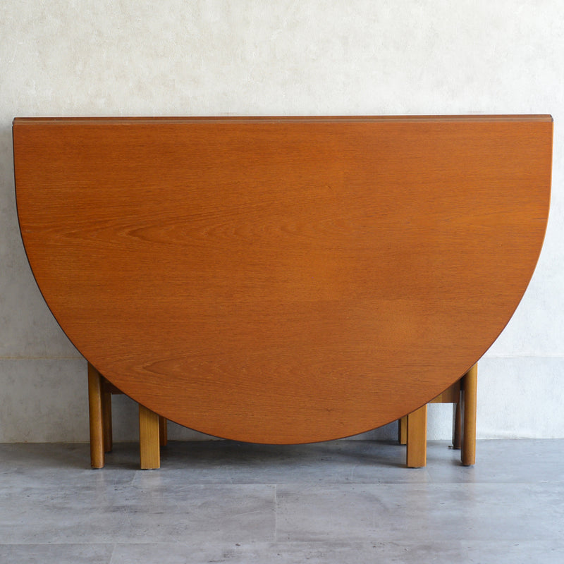 Jentique ジェンティーク　ゲートレッグテーブル 01(天板剥離再塗装済)