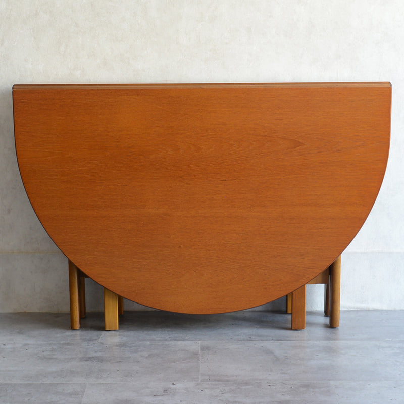 Jentique ジェンティーク　ゲートレッグテーブル 01(天板剥離再塗装済)