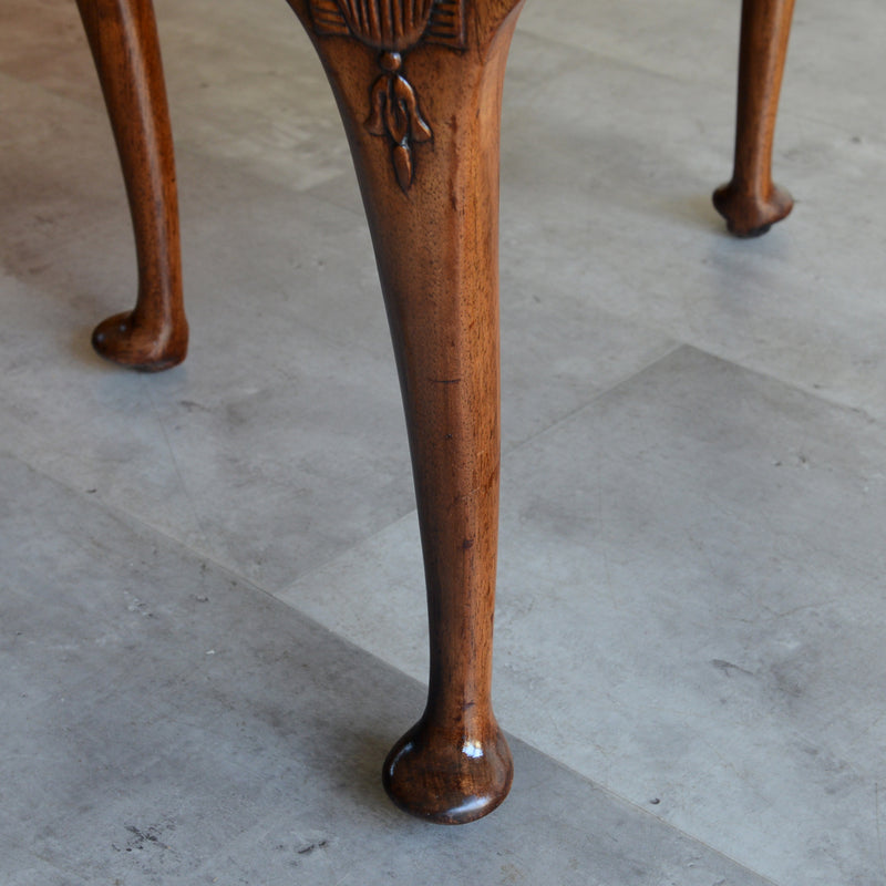 クラシック　マホガニー ラウンド ローテーブル 13