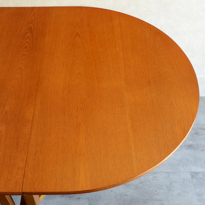 Jentique ジェンティーク　ゲートレッグテーブル 01(天板剥離再塗装済)