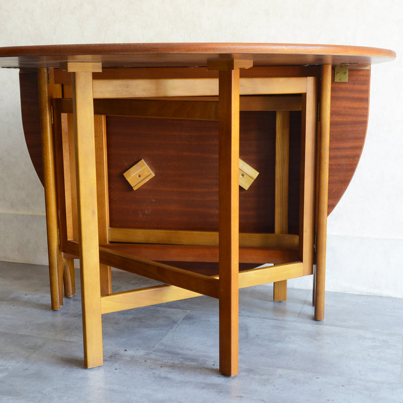 Jentique ジェンティーク　ゲートレッグテーブル 01(天板剥離再塗装済)