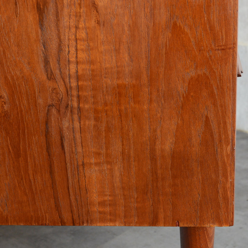 デンマーク ヴィンテージ  チーク ３段チェスト 5-4 (ウッドオイル仕上）鍵付