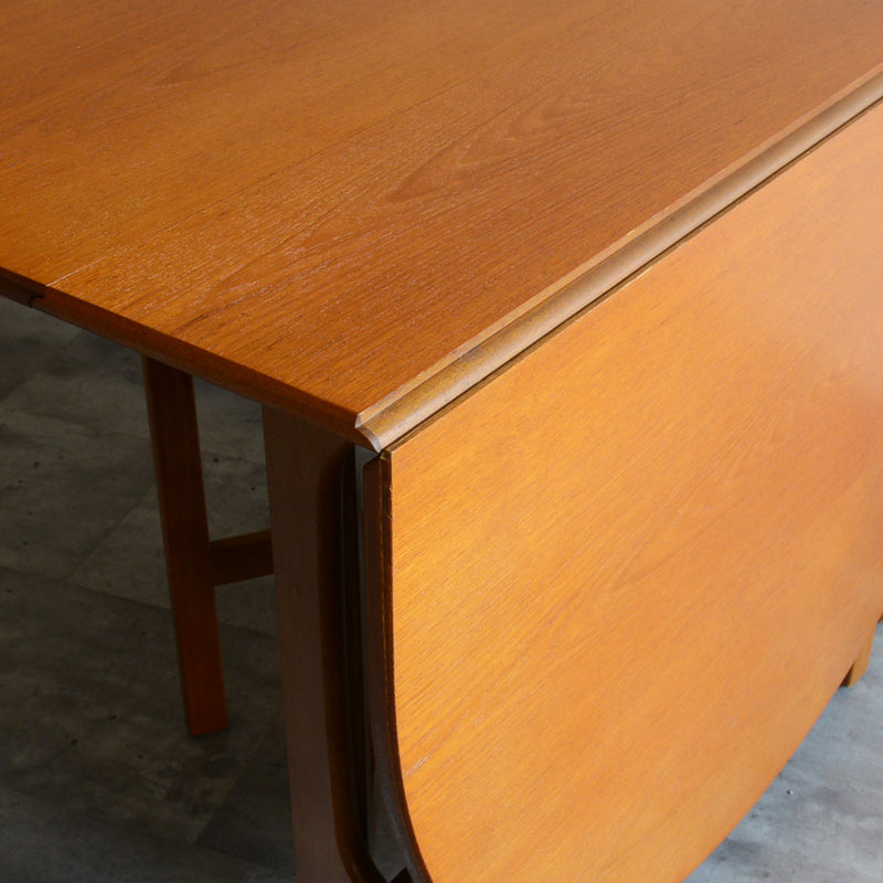 Jentique ジェンティーク　ゲートレッグテーブル 01(天板剥離再塗装済)