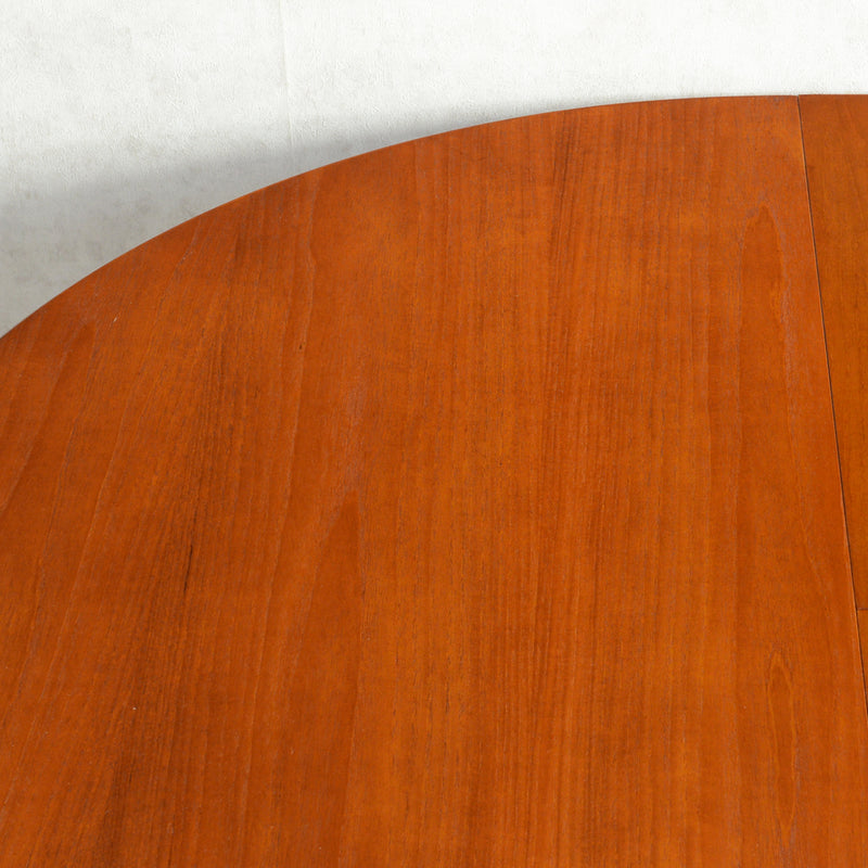 Meredew(メレデュー）エクステンション ラウンド ダイニングテーブル 03(天板剥離再塗装済）