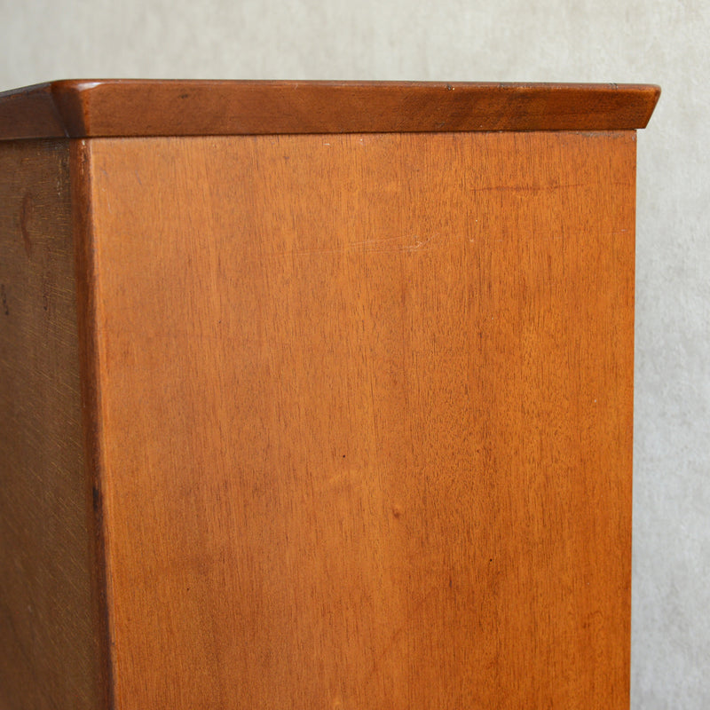 60sチークガラス扉キャビネット015