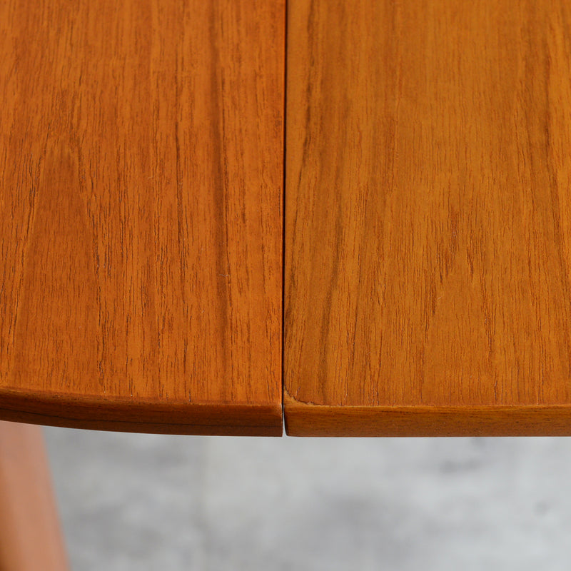 A.H.McINTOSH マッキントッシュ エクステンション ラウンド ダイニングテーブル07(天板剥離再塗装済）